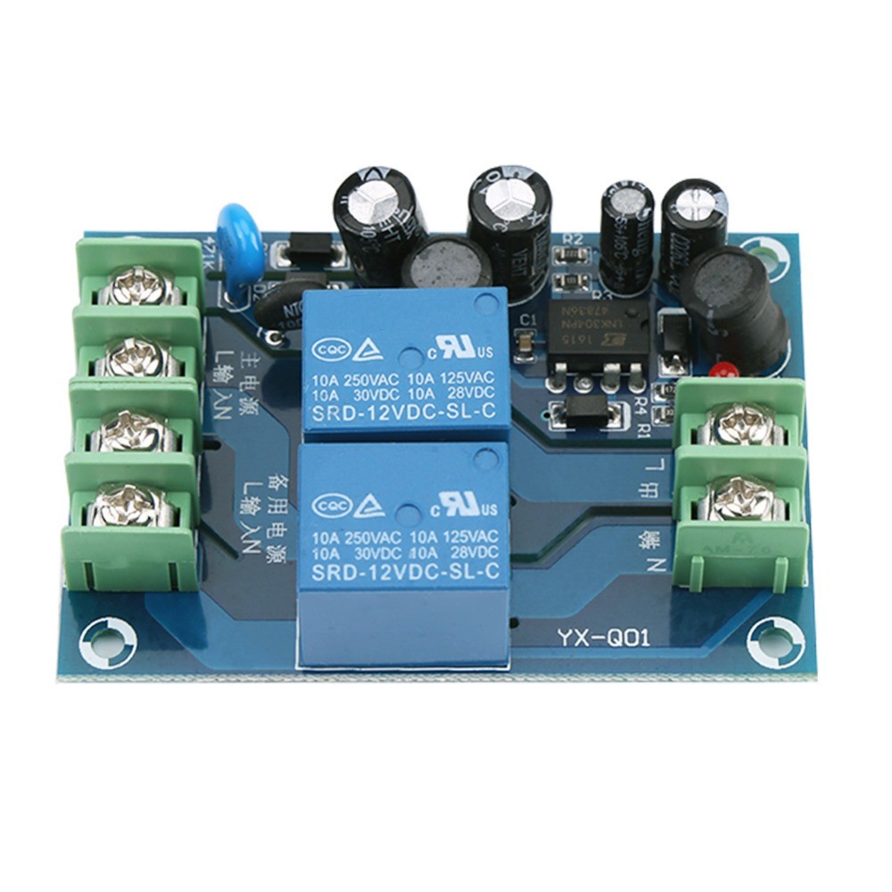 Bộ Tự Động Chuyển Đổi Nguồn Khi Mất Điện AC 85V–240V 10A – Module Chuyển Đổi Điện YX-Q01 - Ảnh 5